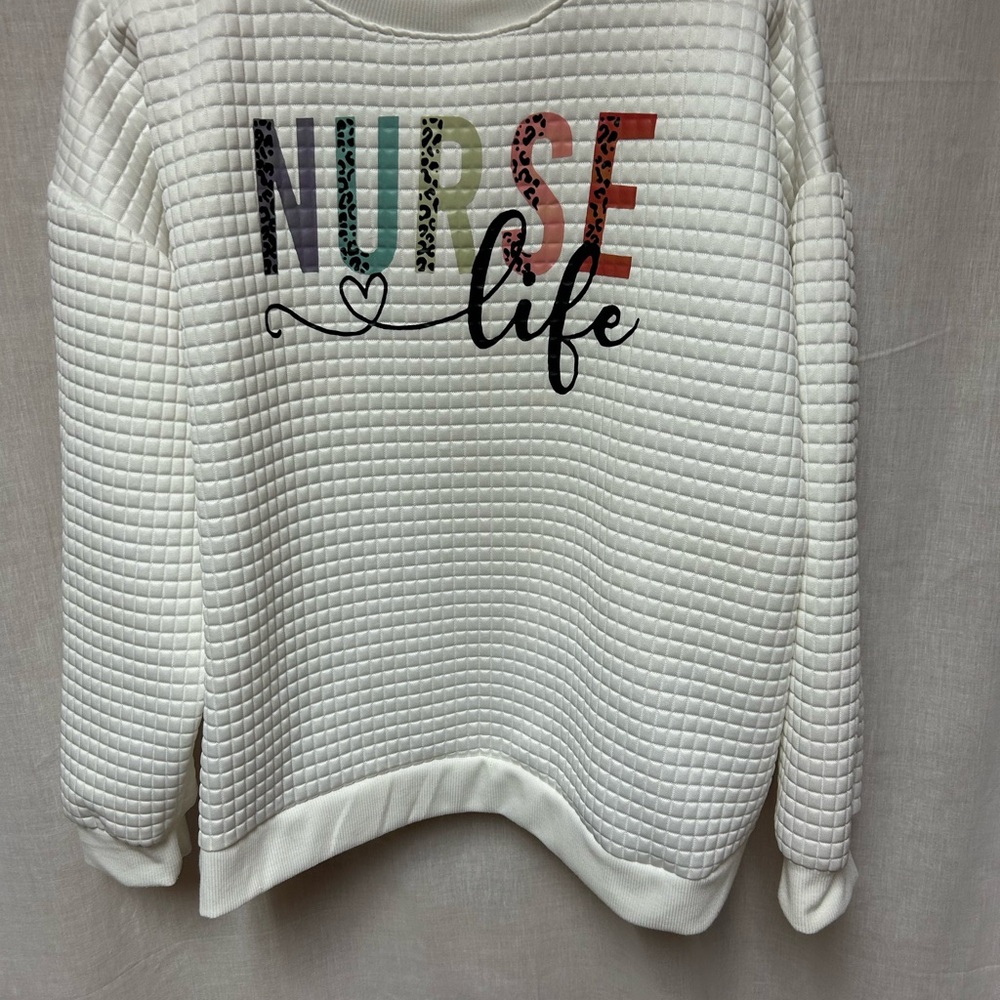 White 5XL Sweatshirt